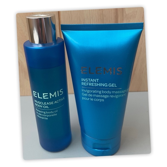ELEMIS Musclease Active Body Oil & Instant Refreshing Gel (Used)